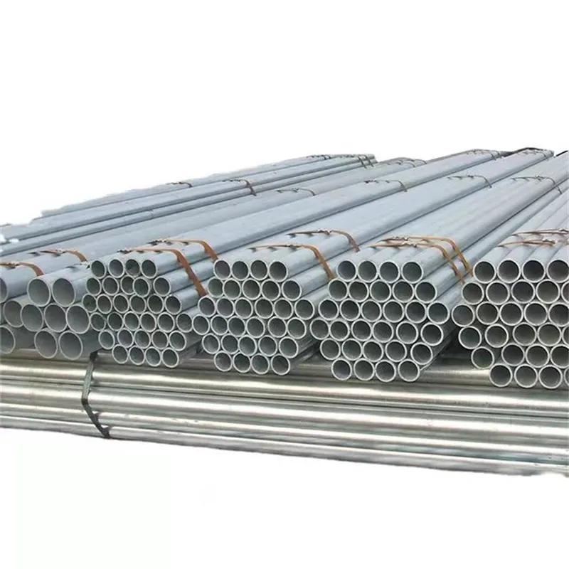 6 meter galvanized round pipe 25mm structural steel tube longitudinal welded pre gi galvanized steel pipes